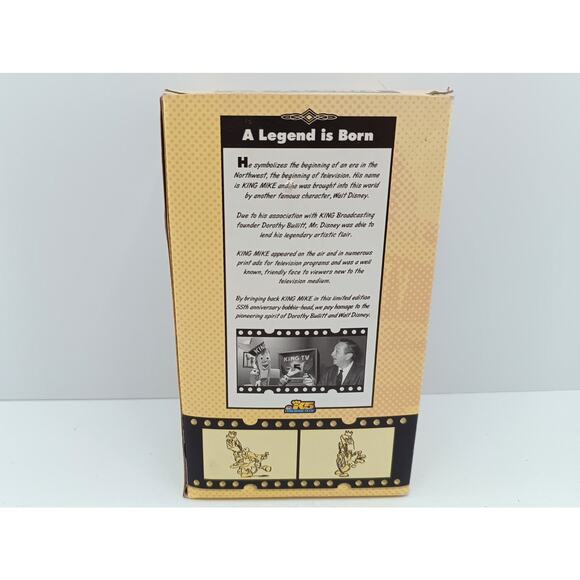 King 5 TV 55th Anniversary Bobblehead Mascot Figure Promo Collectible w/ Box - Picture 8 of 14